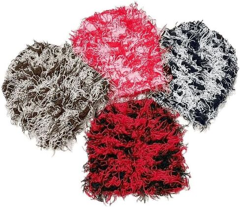 CORIRESHA Unisex Distressed Beanie Fuzzy Knitted Hat Winter Warm Outdoor Cap in Saudi Arabia