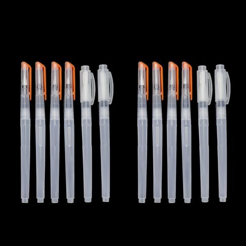 مجموعة أقلام ألوان مائية مكونة من 12 قطعة، مجموعة فرشاة أقلام ألوان مائية متعددة الوظائف للمبتدئين (مجموعتان) in Kuwait