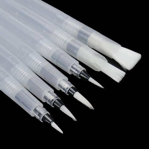 مجموعة أقلام ألوان مائية مكونة من 12 قطعة، مجموعة فرشاة أقلام ألوان مائية متعددة الوظائف للمبتدئين (مجموعتان) in Kuwait