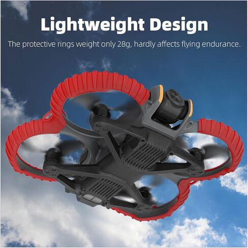 Propeller Guard Protector Accessories for DJI Avata 2, Fly Combo Protective Cover Ring, Prop Bumper Drone Anti-Collision Scratch-proof Protectionopters & Multirotors (Black) in Saudi Arabia