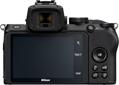 Nikon Z 50 with Two Lenses | Compact mirrorless Stills/Video Camera with Wide-Angle and telephoto Zoom Lenses | Nikon USA Model | Telephoto zoom lenses USA Model in Saudi Arabia