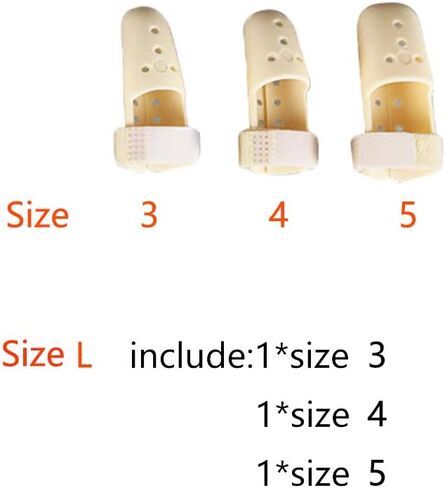 Thinvik [2 Piece Plastic Mallet Dip Finger Support Brace Splint Joint Protection Injury in Kuwait