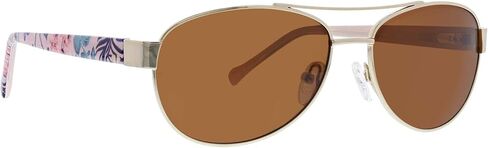 Vera Bradley Women's Polarized Marlene Aviator Sunglass in Saudi Arabia