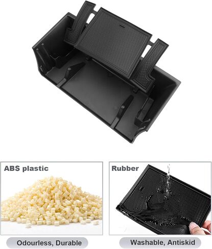 SKTU for 2027 Kia Telluride Wireless Charging Mat 2027+ Telluride Center Console Non-Slip Mat Kia Telluride 2027 Accessories 2027 Telluride Rubber Console Pad-Durable in Saudi Arabia