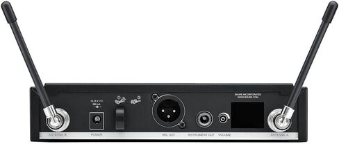 جهاز استقبال Shure BLX4 اللاسلكي H10 Band (542–572 ميجاهرتز) - جهاز استقبال سلسلة BLX أحادي القناة، اختيار تردد المسح السريع، مخرجات XLR و1/4 بوصة، نطاق يصل إلى 300 قدم in Kuwait