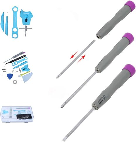 Alomejor Lure Low?Profile Reel Fishing Line Maintain Repair Conversion Remove Tool Fishing Knot Tying Tools Fishing Dismantling Tool Set Kit in Saudi Arabia