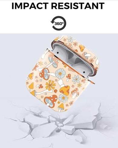 ZEKICE Airpod Case Cute Airpod 1st 2nd Generation case Cover Protective Shockproof Hard Cover Shell with Rose Gold Keychain Buds Case for Girl Women Men (Pink Strawberry) in Saudi Arabia