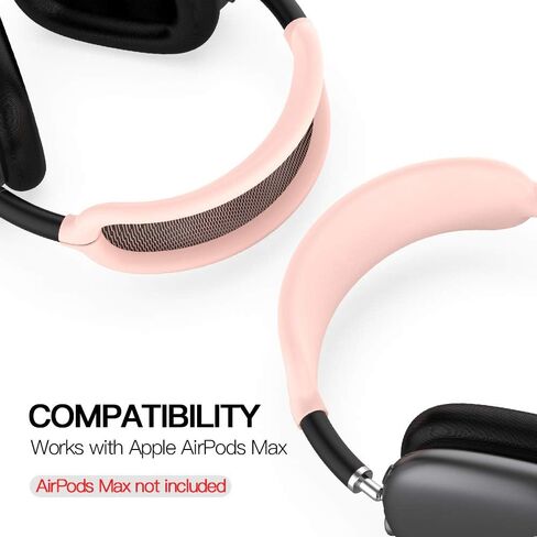 Tucana Case Compatible for AirPods Max Headphones, Silicone Headband Skin Cover, Earcup Accessary White in Saudi Arabia