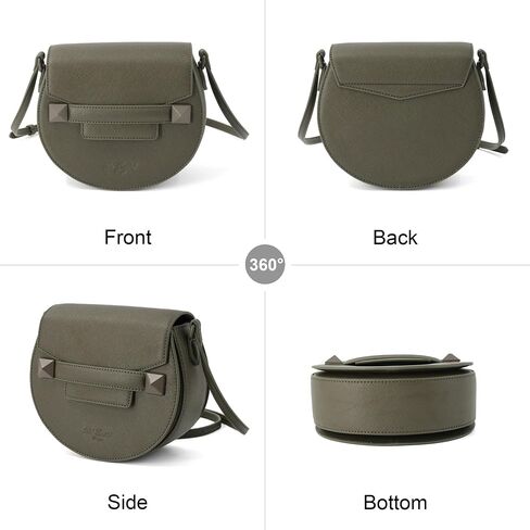 DE'EMILIA CONCEPT Crossbody Bags for Women Small Saddle Cell Phone Purse Anti Theft Mini Handbags with Credit Card Slots in Saudi Arabia