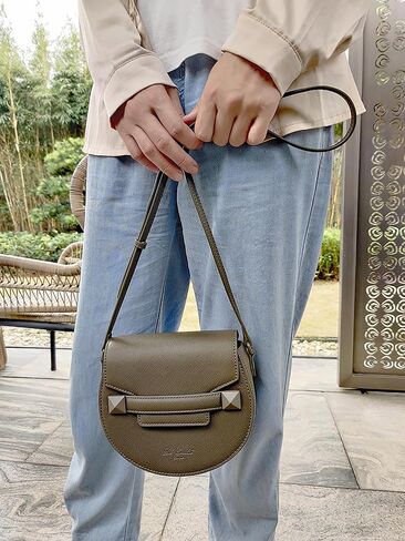 DE'EMILIA CONCEPT Crossbody Bags for Women Small Saddle Cell Phone Purse Anti Theft Mini Handbags with Credit Card Slots in Saudi Arabia