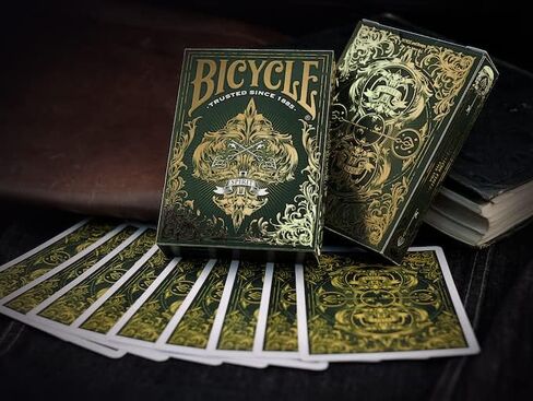 Bicycle Spirit II Limited Poker Green Playing Cards Premium Deck by Gamblers Warehouse in Saudi Arabia