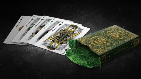 Bicycle Spirit II Limited Poker Green Playing Cards Premium Deck by Gamblers Warehouse in Saudi Arabia