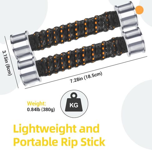 OLOSUN Rip Stick فعال لتدريب القوة السريعة، الجزء العلوي من الجسم، الكتف، معدات تمارين Ripstick المشتركة، محمول عالي اللمعان من الألومنيوم aAlloy Rip Stick، شريط مقاومة ثابت قابل للتعديل in Saudi Arabia