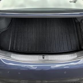 Premium Cargo Liner for Genesis G70 2019-2023 - 100% Protection - Custom Fit Car Trunk Mat - Easy-to-Wash & All-Season Black Cargo Mat - 3D Shaped Laser Measured Trunk Liners for Genesis G70 (IK)