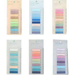 1200pcs Sticky Tabs for Books, Colored Book Tabs for Annotating Books, Translucent Sticky Note Tabs for Page Markers Reading Tabs, Writable Post It Tabs Book Flags Sticky Index Tabs (Morandi)