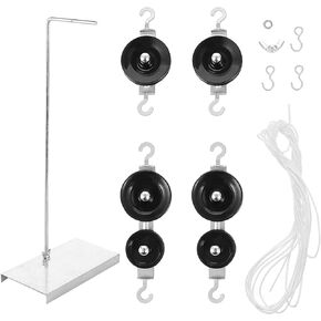 ULTECHNOVO Pulley Block Physics Experiments Physics Lab Science Kits for Students Physics Experiment Lab