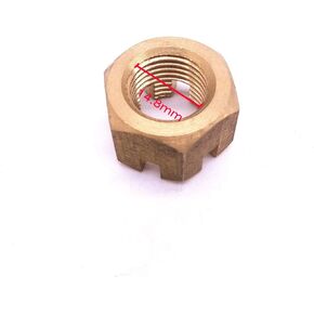 Marine Parts 90171-16011 Nut, Propeller Castle for Yamaha 40HP 50HP 55HP 60HP 70HP 90HP Outboard Engine