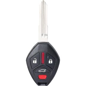 Keyless Entry Remote Key Fob Replacement for Mitsubishi Lancer 2008 2009 2010 2011 2012 2013 2014 2015 (FCC:OUCG8D-625M-A P/N:6370A477) 4 Buttons