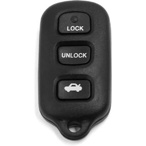 uxcell Car Replacement Remote Key Fob Shell Case for Toyota for Lexus 4 Key Button Black