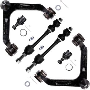 SCITOO 6pcs Suspension Kit 2 Front Lower Ball Joints 2 Front Sway Bar Links 2 Front Upper Control Arms w/Ball Joints Compatible fit 2003 2004 2005 2006 for Dodge Ram 2500 3500 2WD RWD Only