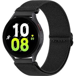 أحزمة مطاطية Tobfit متوافقة مع Samsung Galaxy Watch 6/5 Band 40mm 44mm / Galaxy Watch 5 Pro 45mm Band / Samsung Galaxy Watch 6 Classic 43mm 47mm، 20mm أحزمة نايلون مضفرة قابلة للتمدد بديلة للنساء والرجال