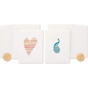 Papyrus Blank Cards with Envelopes, Cherry Blossoms (2-Count)