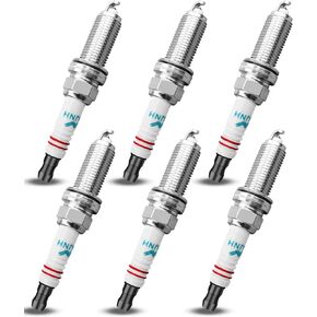 6Pcs Double Iridium Spark Plug Fits for Infiniti G37 Q50 M37 Nissan 370Z QX50 Q60 QX70 Q70 Q70L FX37 Q40 2008-2020, Premium Spark Plugs Replace 90174