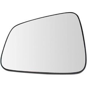 TRQ Exterior Mirror Glass w/Backing Plate Assembly LH Driver Side for Buick Encore Chevrolet Trax