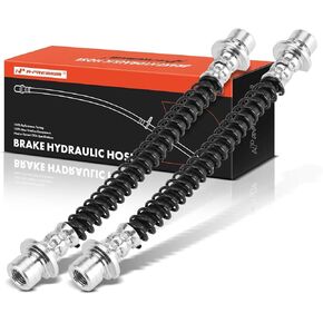 A-Premium Rear Driver and Passenger Inner Side Brake Hydraulic Hose Compatible with Select Land Rover Models - Discovery 1999-2004 - Pack of 2
