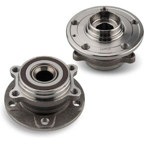 PHILTOP 513253 Wheel Bearing and Hub Assembly 5 Lugs for Q3 2015-2018, Q3 Quattro 2015-2018,R32 2008, Rabbit 2006-2009, Tiguan 2009-2017, Tiguan Limited 2018, TT 2008-2009 with ABS 2 PCS