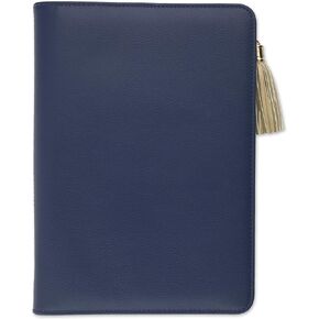 AT-A-GLANCE Weekly & Monthly Planner, Undated, 5-1/2" x 8-1/2", Pebble, Navy (6152-4001-58)