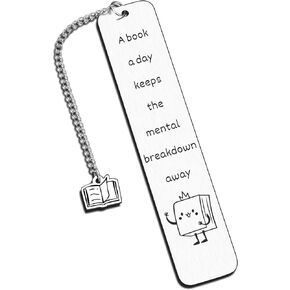 Book Marks Reading Women, Gifts for Book Lovers, Funny Bookmarks for Book Lovers Bookish Bookworm, Book Marks for Women Men Friends Daughter Son Graduation Christmas Birthday Gifts for Women Girls