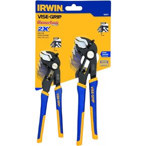 IRWIN VISE-GRIP Pliers Set, V-Jaw, 2 Pieces (1802531), Blue