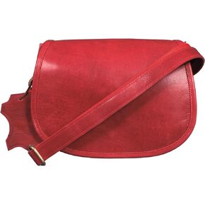 Saddle Bag For Women Genuine Leather Crossbody Bag Girls Sling Purse Ladies Cross-Over Small Handbag