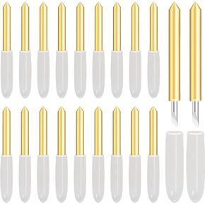 20 Pcs Premium Fine Point Blade for Cricut Maker/Maker 3, Anglecai Fine Point Cutting Blade for Cricut Explore Air 1/2/3/, Replacement Blade for Slicing Cuts Glitter Vinyl