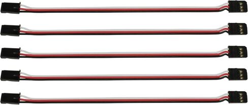 Apex RC Products Futaba Style 6" / 150mm Male Male Servo Extension - 5 Pack #1005M in Saudi Arabia