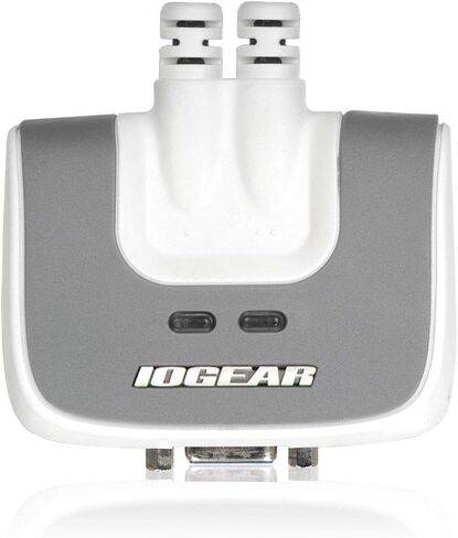 IOGEAR 2-Port USB VGA Miniview Micro Cabled KVM Switch - 2048 x 1536 - Hot Keys Switch - w/Audio - Plug n Play - PC, MAC, SUN - GCS632U in Kuwait