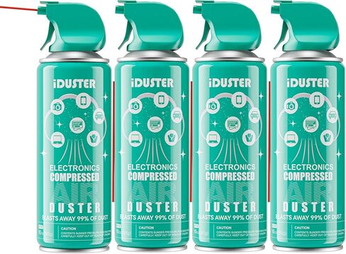 Disposable Compressed Duster, Computer Cleaner, Keyboard Cleaner, 1 Pack, 10 oz in Saudi Arabia