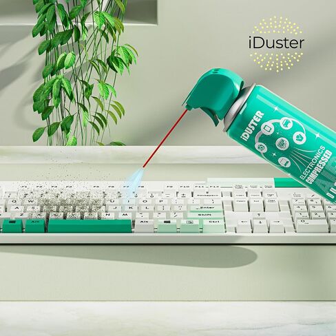 Disposable Compressed Duster, Computer Cleaner, Keyboard Cleaner, 1 Pack, 10 oz in Saudi Arabia