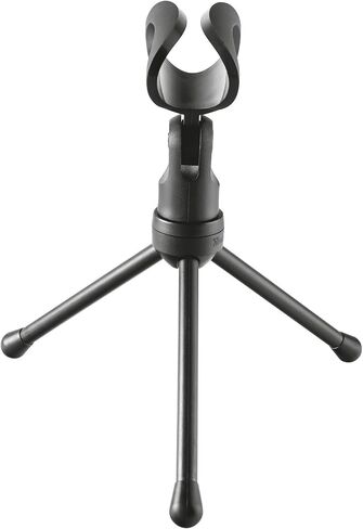 Trust 21672 Madell Microphone and Stand for PC and Laptop with 3.5 mm Plug Black, 21.0 cm*6.0 cm*7.0 cm in Saudi Arabia