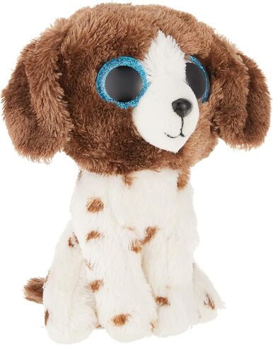 TY 2007517 Muddles Brown & White Dog Beanie Boo المحشوة، متعددة الألوان in Saudi Arabia