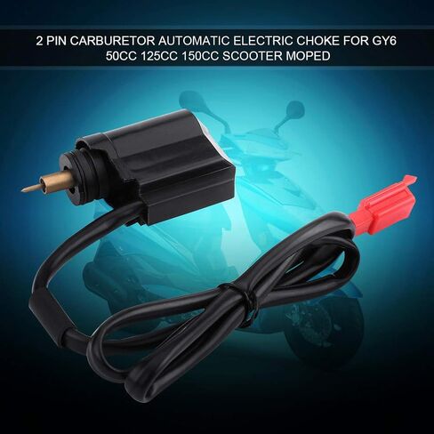 Anauto الكهربائية الاختناق 2 دبوس المكربن ​​التلقائي الكهربائية الاختناق E-متخثر صمام المكربن ​​بدء الاختناق الكهربائي لGY6 50cc 125cc 150cc سكوتر الدراجة ATV الذهاب كارت in Kuwait