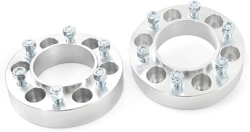 Rough Country 1.5" Wheel Spacers for 05-22 Tacoma/10-22 4-Runner | 6x5.5-10089,Silver in Saudi Arabia