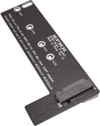M.2 NGFF M-Key NVME SSD Convertor Card Compatible with Late 2014 Mac Mini A1347 MEGEQ2 MEGEM2 MEGEN2 in Saudi Arabia