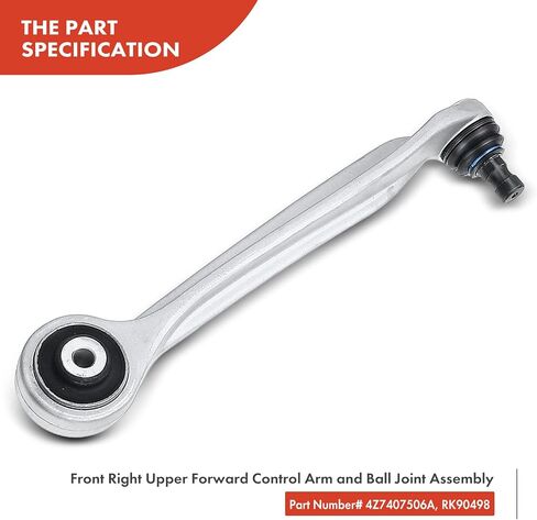 A-Premium Set of 12, Front Upper Forward Rearward & Lower Rearward Control Arm, Sway Bar Link, Inner Outer Tie Rod End, Compatible with Volkswagen Passat 99-05, Audi A4 (Quattro) 99-01, A6 99-03 in Saudi Arabia