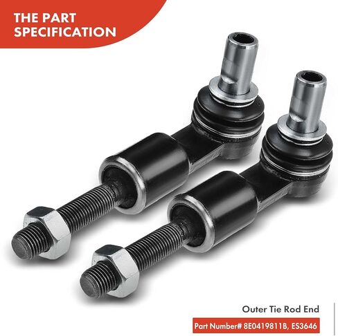 A-Premium Set of 12, Front Upper Forward Rearward & Lower Rearward Control Arm, Sway Bar Link, Inner Outer Tie Rod End, Compatible with Volkswagen Passat 99-05, Audi A4 (Quattro) 99-01, A6 99-03 in Saudi Arabia