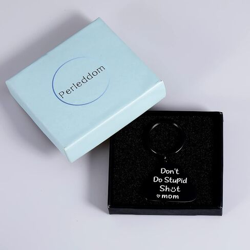 Funny Fathers Day Gift for Son Funny Gifts for Boys Girls New Driver Son Daughter Gifts from Mom Dad Gifts for Son Daughter Birthday Gifts for Women Men Don't Do Stupid Keychain for Son in Saudi Arabia