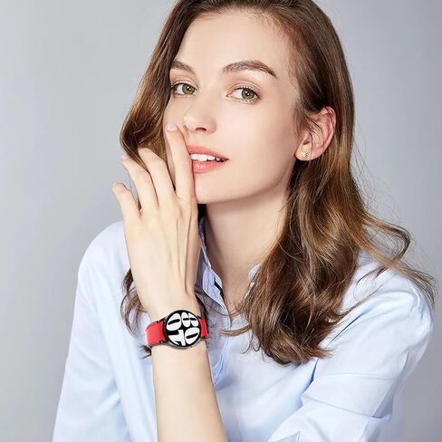 سوار سيليكون هجين من الجلد من TiMOVO متوافق مع ساعة Galaxy Watch 6 5 4 40/44 مم، ساعة 4 6 كلاسيكية 47 43 42 مم، ساعة 5 Pro 45 مم، 20 مم أشرطة أصلية سريعة الإصدار للنساء والرجال in Kuwait