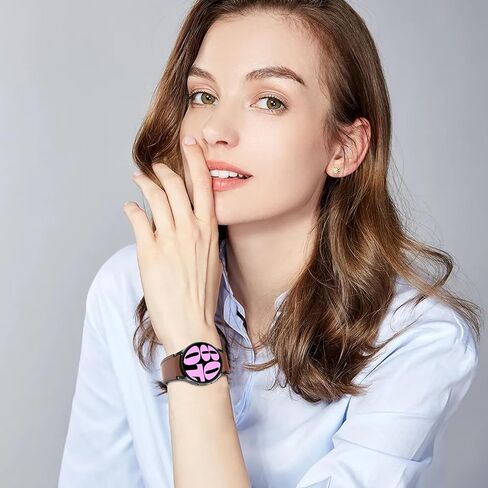 سوار سيليكون هجين من الجلد من TiMOVO متوافق مع ساعة Galaxy Watch 6 5 4 40/44 مم، ساعة 4 6 كلاسيكية 47 43 42 مم، ساعة 5 Pro 45 مم، 20 مم أشرطة أصلية سريعة الإصدار للنساء والرجال in Kuwait