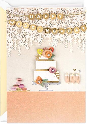 Hallmark Signature Wedding Card, Mr. and Mrs. (0699RZH4038) in Saudi Arabia